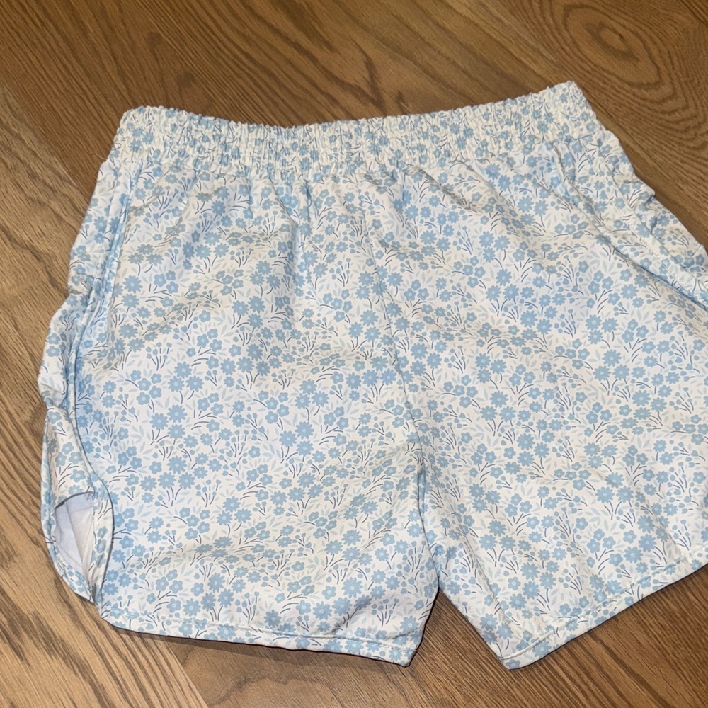Southern Smocked Company Floral Athletic Shorts - Picture 3 of 3